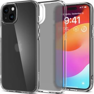 Etui Spigen Ultra Hybrid do iPhone 15, półprzezroczysto-przezroczyste