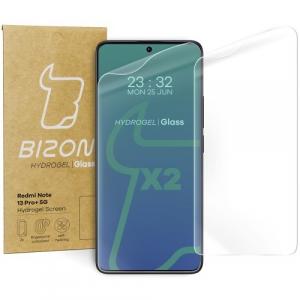 Folia hydrożelowa na ekran Bizon Glass Hydrogel Front do Redmi Note 13 Pro+ 5G, 2 sztuki