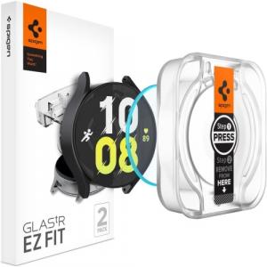 Szkło do etui + Aplikator Spigen Glas.tr EZ Fit 2-Pack do Galaxy Watch 6 44mm