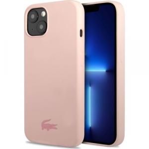 Etui Lacoste Hardcase Silicone do iPhone 13 Mini, różowe