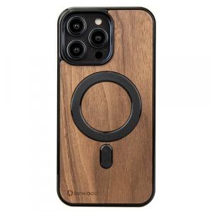 Drewniane etui do iPhone 14 Pro Max, Bewood Orzech Amerykański MagSafe