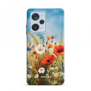 Etui ochronne do Xiaomi Redmi Note 12 Pro+ 5G, Mobiwear Elite Pro, łąkowe kwiaty