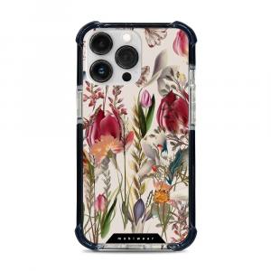 Etui ochronne do iPhone 13 Pro do MagSafe, Mobiwear Elite Bumper, bukiet kwiatów
