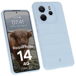Pancerne etui Bizon Case Tur do Xiaomi Redmi Note 14 4G, jasnoniebieskie