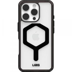 Etui pancerne Urban Armor Gear Plyo Mag do MagSafe do iPhone 16 Pro, przezroczyste z czarną ramką