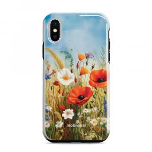 Etui ochronne do iPhone Xr, Mobiwear Elite Pro, łąkowe kwiaty