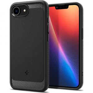 Etui Spigen Rugged Armor Mag do MagSafe do iPhone 16e, czarne