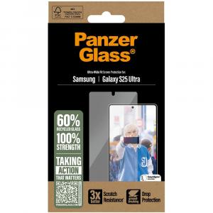Szkło hartowane na cały ekran PanzerGlass Ultra-Wide Fit do Galaxy S25 Ultra, przezroczyste
