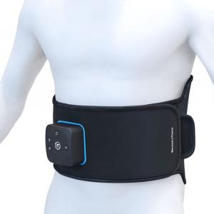 Pas lędźwiowy Therabody RecoveryTherm Hot Vibration Back and Core, czarno-niebieski