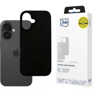 Etui 3mk Silicone Case do iPhone 16, czarne