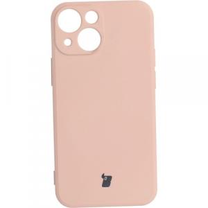 Etui Bizon Case Silicone do iPhone 13 Mini, jasnoróżowe