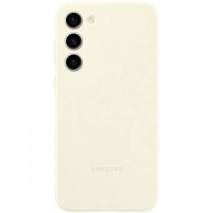 Etui Samsung Silicone Cover do Galaxy S23 Plus, kremowe