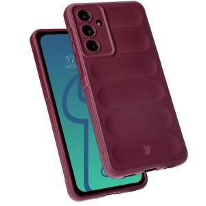 Pancerne etui Bizon Case Tur do Galaxy M55 5G, burgundowe