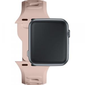 Pasek silikonowy 3mk Silicone Watch Strap do Apple Watch 38/40/41/42 mm, beżowy