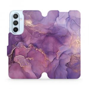 Etui z klapką do Galaxy A54 5G, Mobiwear Book, fioletowe