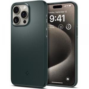 Etui Spigen Thin Fit do iPhone 15 Pro Max, zielone