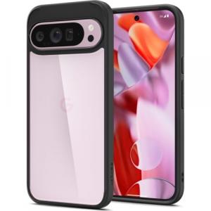 Etui Spigen Ultra Hybrid do Google Pixel 9 Pro XL, przezroczysto-czarne