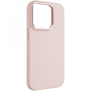 Etui FIXED MagFlow z MagSafe do iPhone 15, różowe