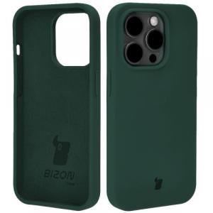 Etui silikonowe Bizon Soft Case do iPhone 14 Pro, ciemnozielone