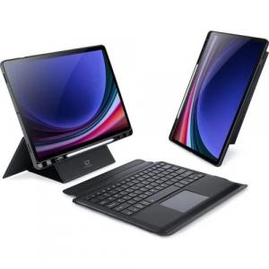 Etui z klawiaturą Bluetooth Dux Ducis (DK Series) do Galaxy Tab S9 Plus, czarne