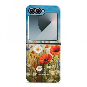 Etui ochronne do Galaxy Z Flip6, Mobiwear Elite Pro, łąkowe kwiaty