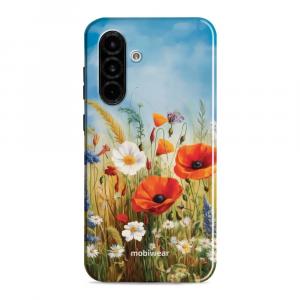 Etui ochronne do Galaxy A36 5G, Mobiwear Elite Pro, łąkowe kwiaty