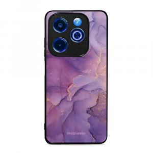 Etui ochronne do Infinix Smart 8, Mobiwear Glossy Case, fioletowe