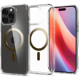 Etui Spigen Ultra Hybrid Mag do MagSafe do iPhone 16 Pro, przezroczysto-złote