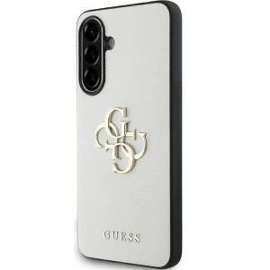 Etui Guess Grained Big 4G Small Classic Logo do Galaxy A56 5G, beżowe