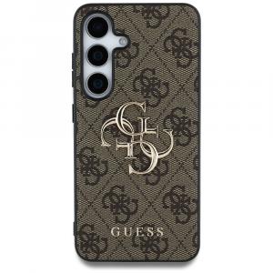 Etui Guess Hardcase 4G Big Metal Logo do Galaxy S25 Plus, brązowe