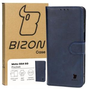 Etui z klapką Bizon Case Pocket do Motorola Moto G54 5G / G54 Power, granatowe