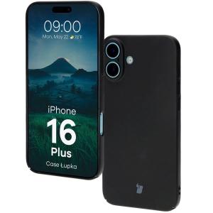 Etui Bizon Case Łupka do iPhone 16 Plus, czarne