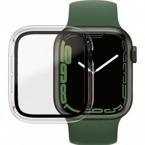 Szkło antybakteryjne + etui Panzerglass Full Body Apple Watch 41 mm, przeźroczysta ramka