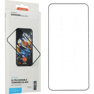 Szkło hartowane z aplikatorem Fixed Armor Ultra Durable Tempered Glass do Galaxy S25 Plus, czarna ramka