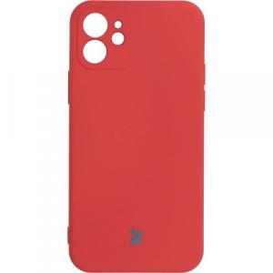 Etui Bizon Case Silicone do iPhone 12, ciemny róż