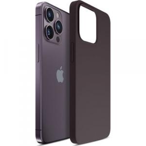 Etui silikonowe 3mk Hardy Silicone MagCase MagSafe do iPhone 14 Pro, ciemnofioletowe