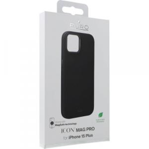 Etui Puro Icon Mag Pro do iPhone 15 Plus, czarne