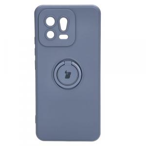 Etui Bizon Case Silicone Ring Sq do Xiaomi 13, szare