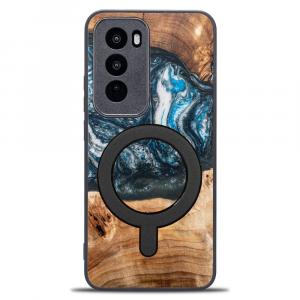 Drewniane etui do Oppo Reno 12 Pro, Bewood Unique Planets Ziemia do MagSafe