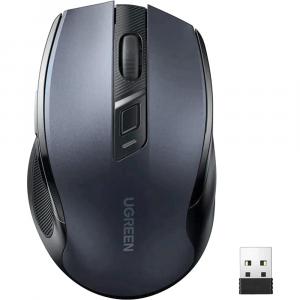 Myszka bezprzewodowa Ugreen MU006, Bluetooth 5.0, 2.4GHz USB-A, 4K DPI, czarna