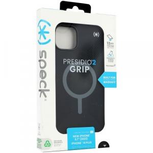 Etui Speck Presidio2 Grip MagSafe do iPhone 15 Plus, czarne