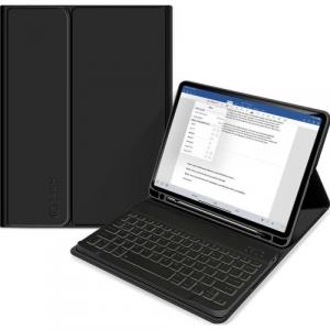 OUTLET: Etui z klawiaturą do iPad Air 6/5/4, Tech Protect SC Pen + Keyboard, czarne