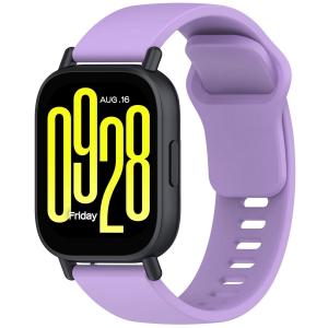 Pasek silikonowy do smartwatcha, Bizon Strap Watch Silicone Pro H, QuickRelease 22 mm, fioletowy