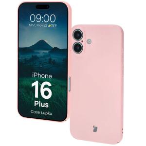 Etui Bizon Case Łupka do iPhone 16 Plus, różowe