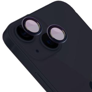 Szkło hartowane na aparat Bizon Glass Snap Lens do iPhone 13/13 Mini, 1 zestaw, czarna ramka