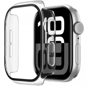 Etui + szkło Belkin SF TemperedCurve Treated 2w1 do Apple Watch 10 (46 mm), przezroczysto-czarne