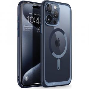 OUTLET: Etui pancerne Supcase UB Mag z MagSafe do iPhone 15 Pro, przezroczysto-niebieskie
