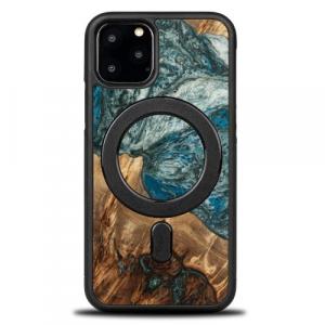 Drewniane etui do iPhone 11 Pro, Bewood Unique Planets Ziemia do MagSafe