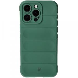 Pancerne etui Bizon Case Tur do iPhone 15 Pro Max, ciemnozielone