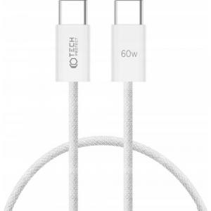 Kabel Tech-Protect UltraBoost Classic USB-C do USB-C 3A 60W 25cm, biały